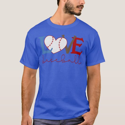 Honkbal liefhebber 80s grappig t-shirt (Voorkant)