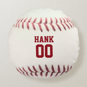 Honkbal liefhebber gepersonaliseerd kussen