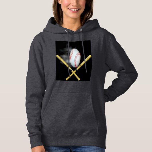 honkbal liefhebbers hoodie (Voorkant)