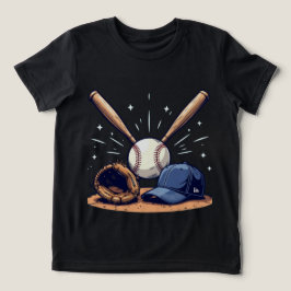Honkbal liefhebbers naschoolse activiteit club Tri-Blend shirt
