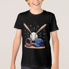 Honkbal liefhebbers naschoolse activiteit club Tri-Blend shirt