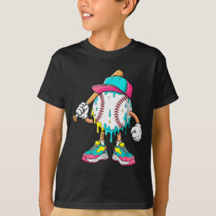 Honkbal Lifestyle 101 Kleding Jeugd Honkbal Drip T-shirt