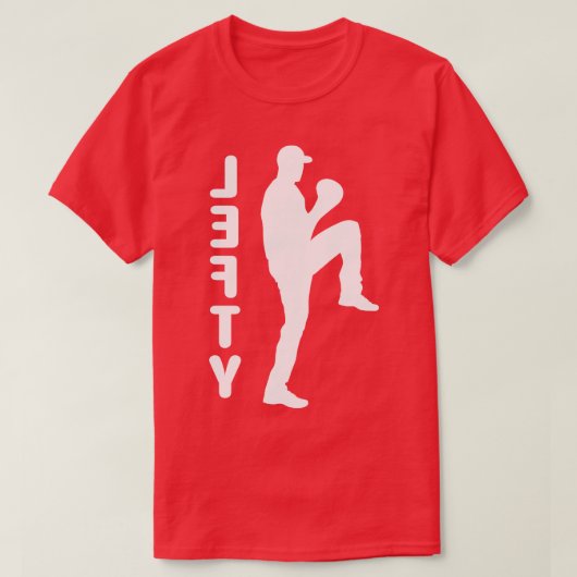 honkbal linkshandige werper grappig honkbal t-shirt (Design voorkant)