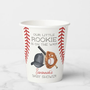 Honkbal Little Rookie Home Run Baby Shower Decorat Papieren Bekers