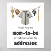 honkbal Little Slugger Envelope Station Poster (Voorkant)