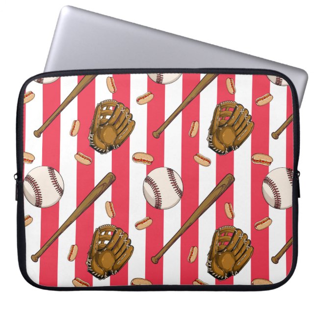 Honkbal Lovers Laptop Mouw Sleeve (Voorkant)