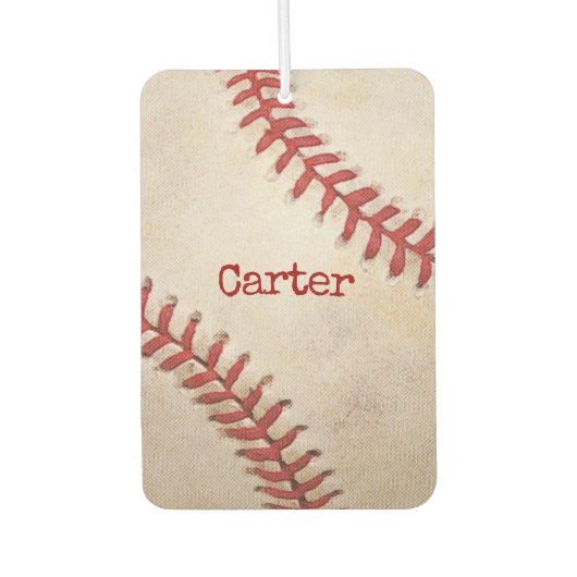 Honkbal Macro met naam Luchtverfrisser (Voorkant)