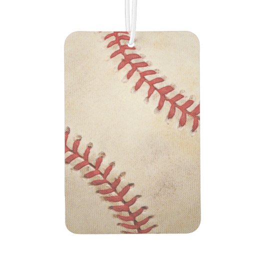 Honkbal Macro met naam Luchtverfrisser (Achterkant)