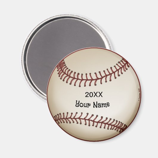 Honkbal Magneet (Voorkant / Achterkant)