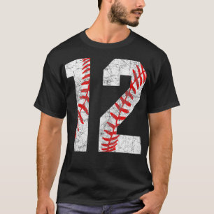  honkbal mam 12 jersey honkbal favoriet p t-shirt