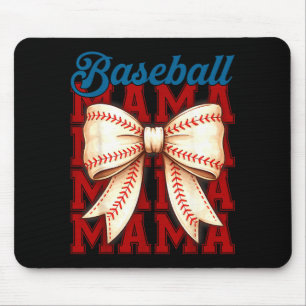 Honkbal Mama Coquette Strik Game Day Honkbal Moede Muismat