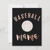 Honkbal Mama | Moeder Liefde Honkbal Kaart (Voorkant)