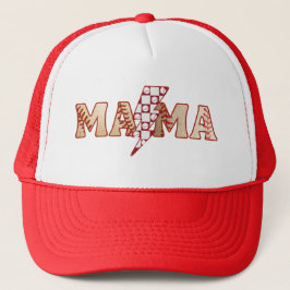 Honkbal Mama Retro Trucker Hoed Pet