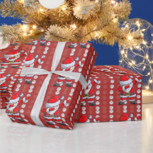 Honkbal met Santa Claus Dabbing voor Kerstmis