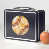 Honkbal Metalen Lunchbox (In situ)