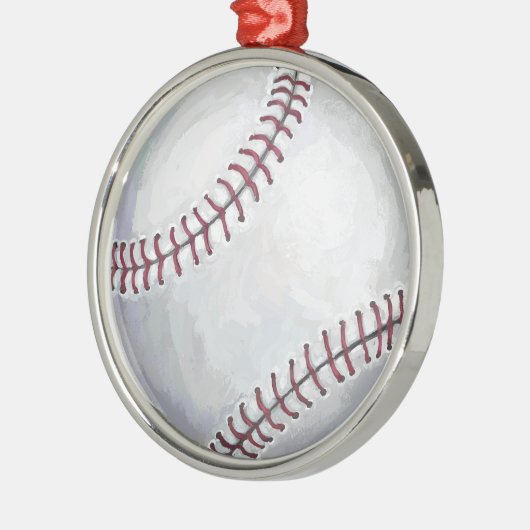 Honkbal Metalen Ornament (Links)