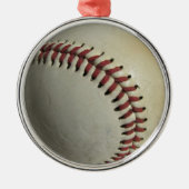 Honkbal Metalen Ornament (Voorkant)