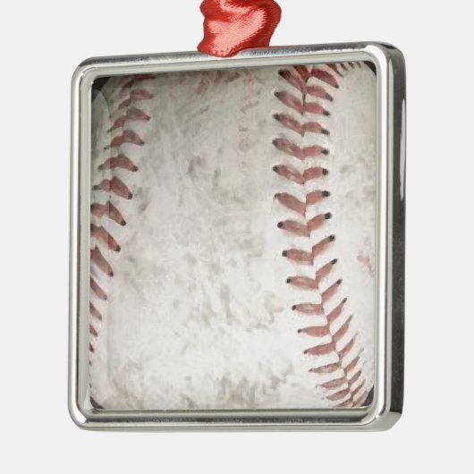 Honkbal Metalen Ornament (Links)