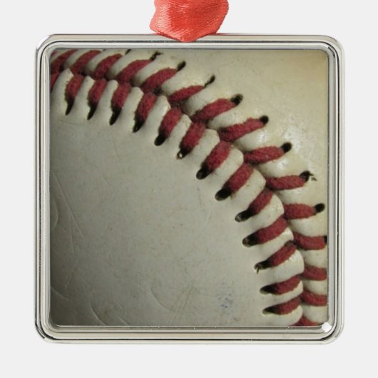 Honkbal Metalen Ornament (Voorkant)