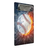honkbal mini klembord (Schuin)