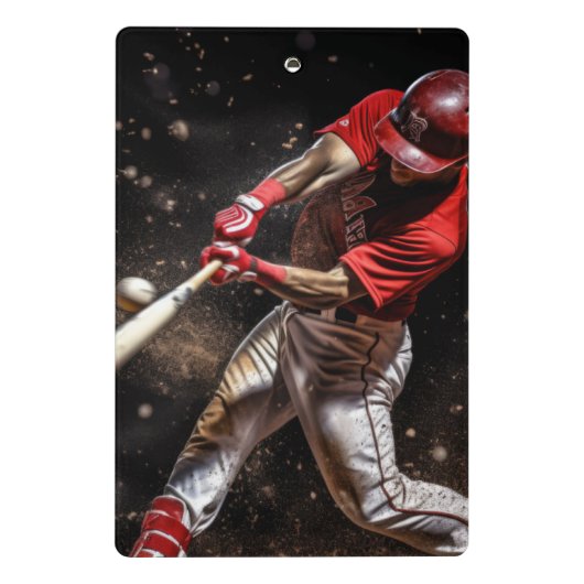 Honkbal Mini Klembord (Achterkant)