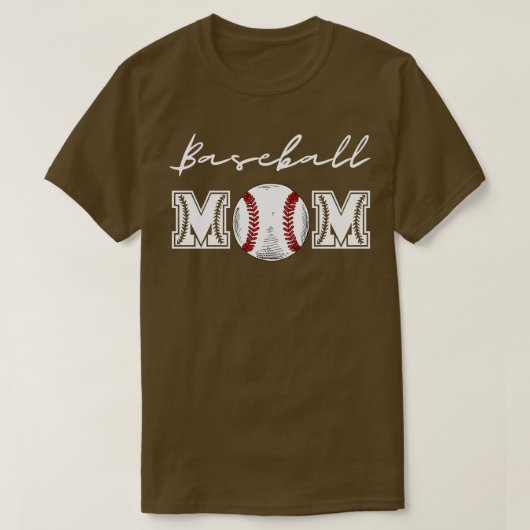 Honkbal Moeder 20 T-shirt (Design voorkant)