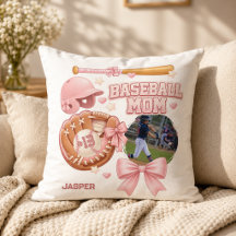 Honkbal Moeder Foto Roze Coquette Sporten
