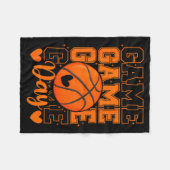 Honkbal Moeder Game Dag Grappige Honkbal Speler Sp Fleece Deken (Voorkant (Horizontaal))