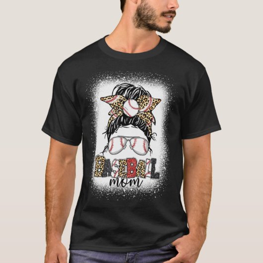 Honkbal Moeder Gelukkig Moederdag Moeder Leven Mes T-shirt (Voorkant)