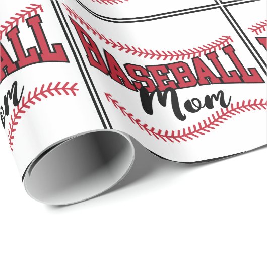 Honkbal Moeder Gift Cadeaupapier (Rol Hoek)