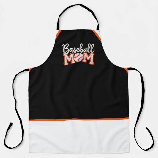 Honkbal Moeder “Honkbal M❤️M” Cadeau Doos Ontwerp Schort (Voorkant)