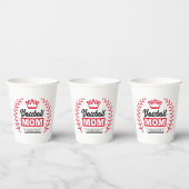 Honkbal moeder Shirt de beste ooit Crown Papieren Bekers
