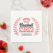 Honkbal moeder Shirt de beste ooit Crown Servet (Insitu)