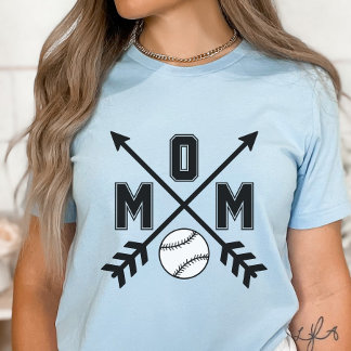 Honkbal Moeder Spel Dag Ballpark T-shirt