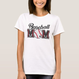 Honkbal Moeder. Sport. T-Shirt