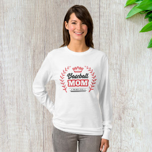 Honkbal Moeder Vrouwen Lange-Sleeve T-shirt