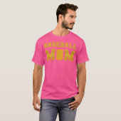 Honkbal Mom Gold V4 T-shirt (Voorkant volledig)
