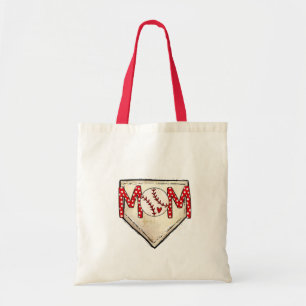 Honkbal Mom Home Bord Sport Mom Cooperstown Tote Bag