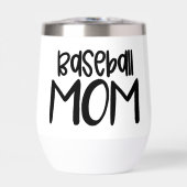 Honkbal Mom - Sideline Sipper Wine Tumbler (Voorkant)