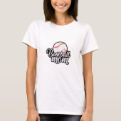 Honkbal Mom T-Shirt (Voorkant)
