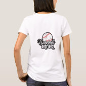 Honkbal Mom T-Shirt (Achterkant)