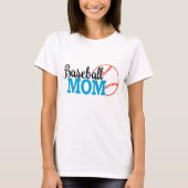 Honkbal Mom T-Shirt (Voorkant)