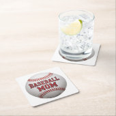 Honkbal Mom Wit Onderzetter Set (Insitu)