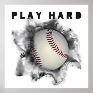 Honkbal Motivatie Poster