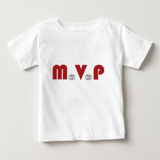Honkbal MVP T-shirt (baby's) (Voorkant)