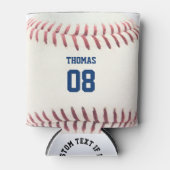 Honkbal Naam en Nummer Gepersonaliseerde Koelbox Blikjeskoeler (Voorkant)