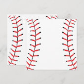 Honkbal Naden Sportstijl Honkbal Thema Notitiekaartje (Voorkant / Achterkant)