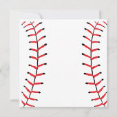 Honkbal Naden Sportstijl Honkbal Thema Notitiekaartje (Achterkant)