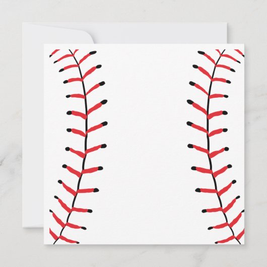 Honkbal Naden Sportstijl Honkbal Thema Notitiekaartje (Achterkant)