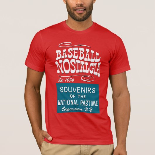 Honkbal Nostalgie T-shirt (Voorkant)